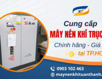 Cung cấp máy nén khí trục vít chính hãng, giá tốt tại TPHCM