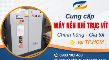 Cung cấp máy nén khí trục vít chính hãng, giá tốt tại TPHCM